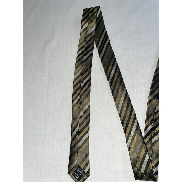 Roberto Villini Dress Tie Mens Size 59" Multicolor Striped 100% Silk Designer - Picture 6 of 12